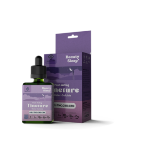 Water-Based Tincture Beauty Sleep – THC CBD CBN tincture for restful sleep and relaxation, ships worldwide