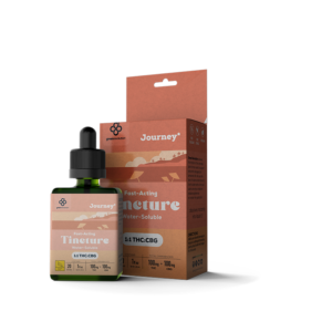 Bottle of Water-Based Tincture Journey 1:1 CBD:CBG
